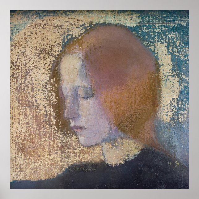 Poster Fragment par Helene Schjerfbeck (Devant)