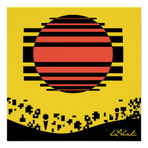 Poster Fragments dispersés de Memphis