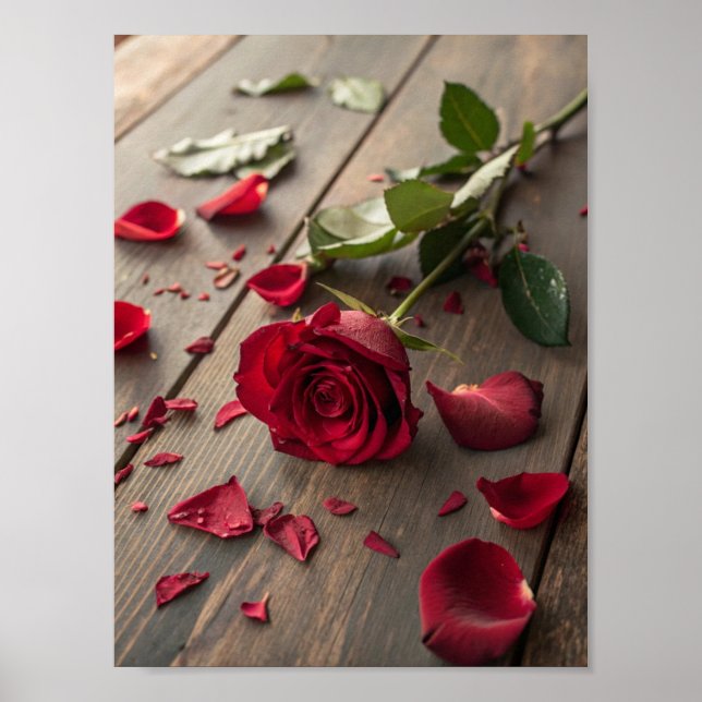 Poster "Fragments d'une fleur" (Devant)