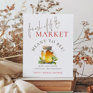 Poster Fraîche hors du marché signifie être favorable Fêt