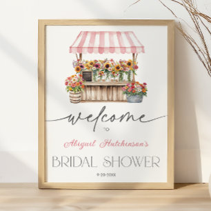 Poster Fraîchement sorti de la Fête des mariées du marché
