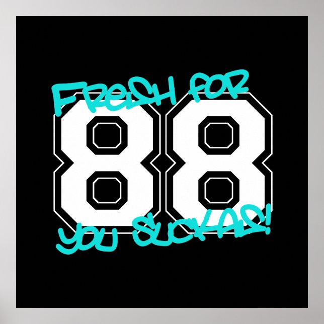Poster Frais pour '88 (Devant)