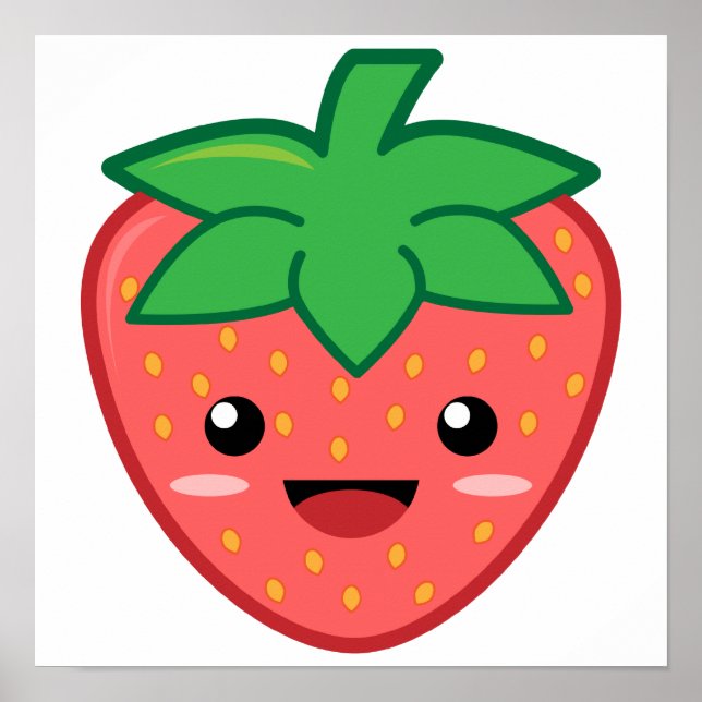Poster Fraise (Devant)