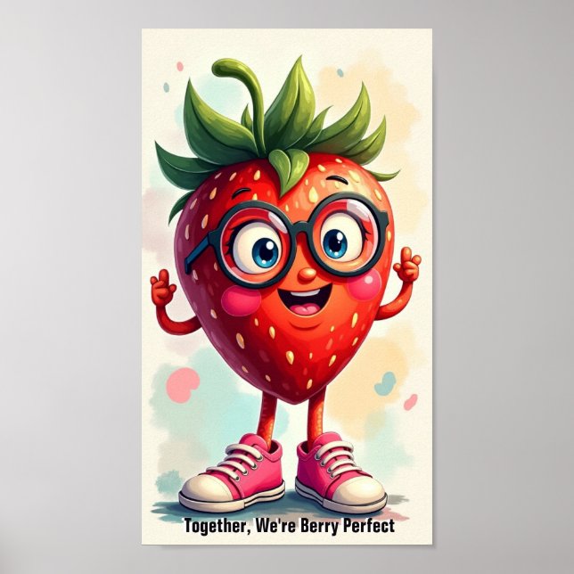 Poster Fraise (Devant)