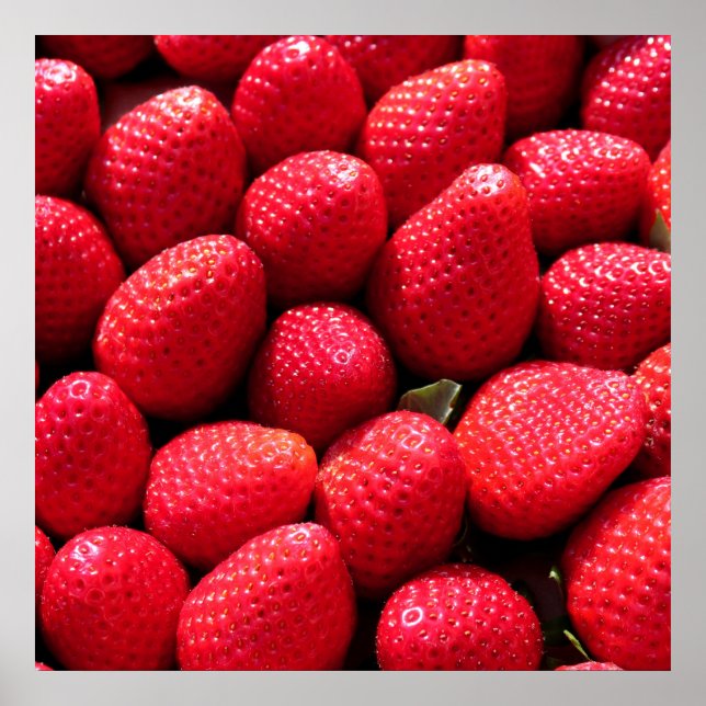 Poster fraise (Devant)
