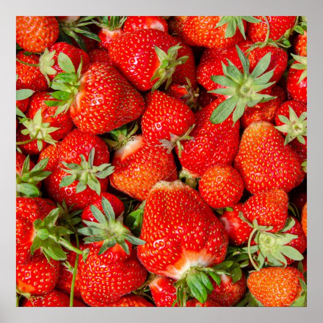 Poster fraise (Devant)