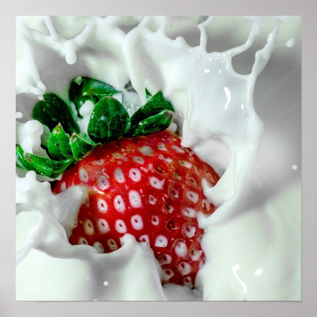 Poster Fraise (Devant)