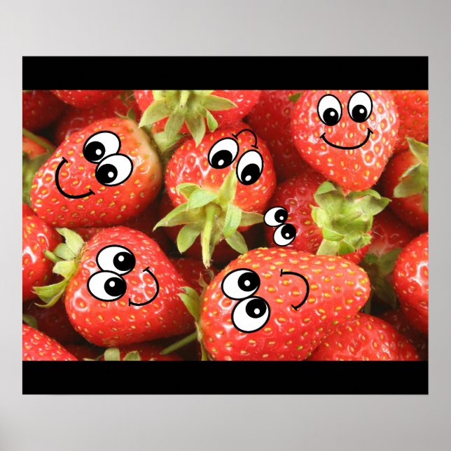 Poster Fraise (Devant)