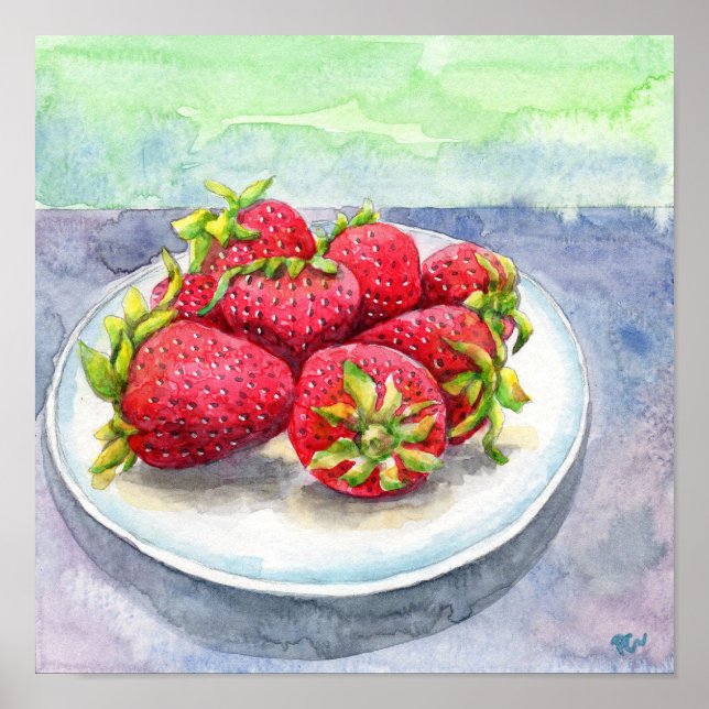 Poster Fraise (Devant)