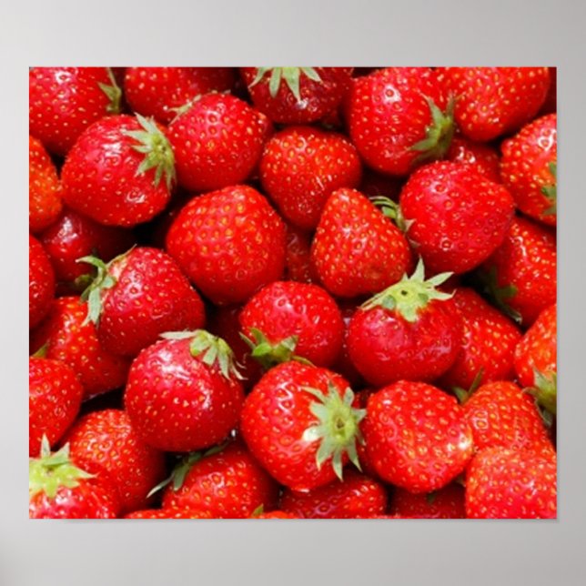 Poster Fraises (Devant)