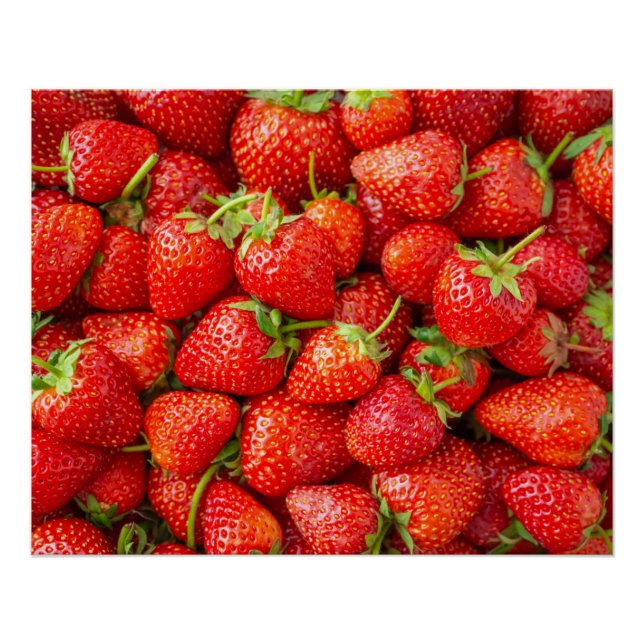 Poster Fraises (Devant)