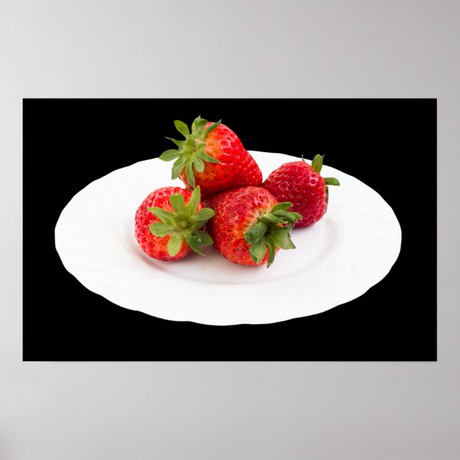 Poster Fraises (Devant)
