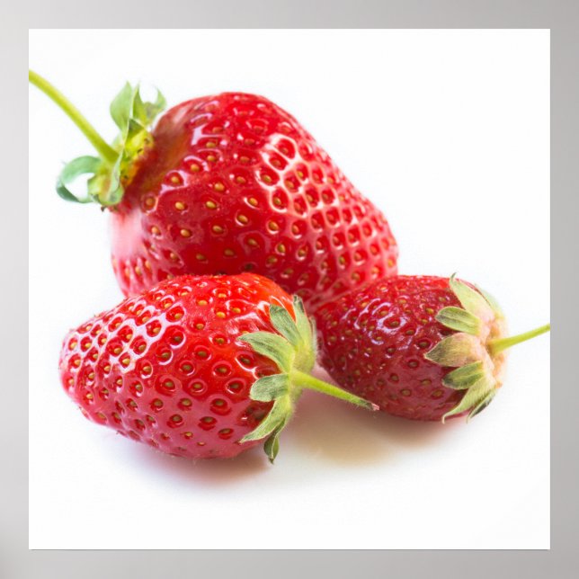 Poster Fraises (Devant)