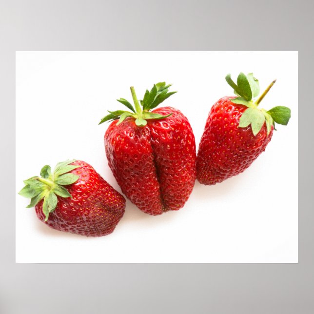 Poster Fraises (Devant)