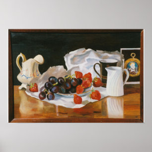 Poster Fraises et crème 2004