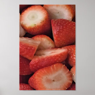 Poster Fraises Photo