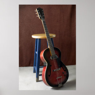 Poster Framus Hollowbody Électrique Guitare d'art