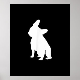 Poster français bulldog   frenchie cadeau mignon