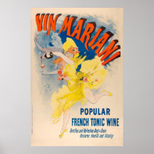 Poster Français : Vin Mariani, Vin Tonique Françai