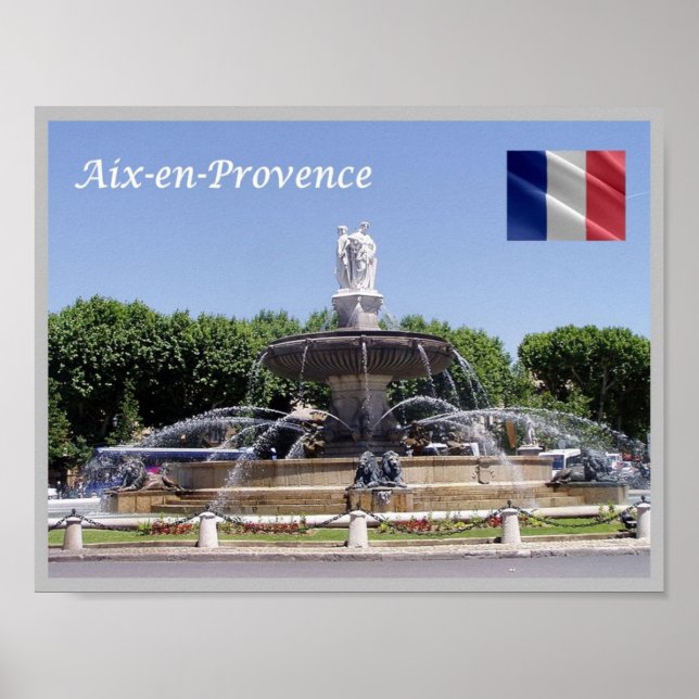 Poster France - Aix-en-Provence - (Devant)