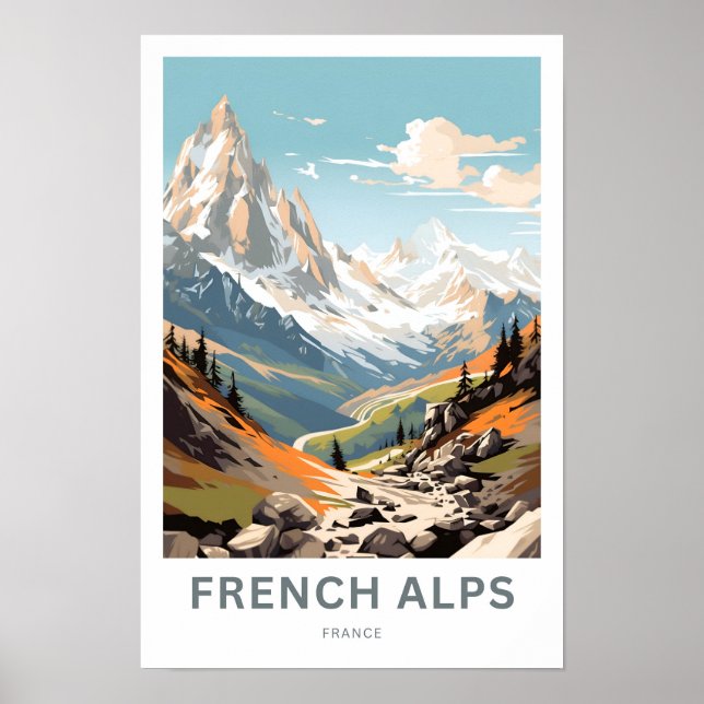 Poster France Alpes France Imprimer (Devant)