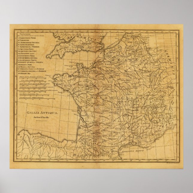 Poster France ancienne (Devant)