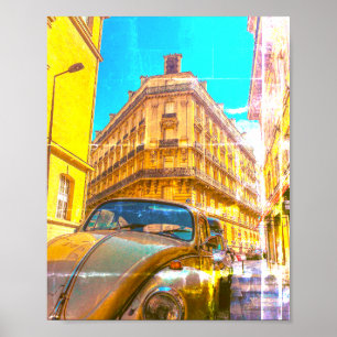 Poster France Architecture Vieux Paris