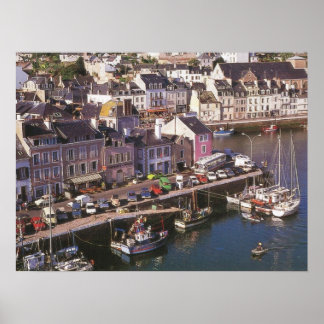 Poster France, Bretagne, Belle Ile en Mer, amarrages