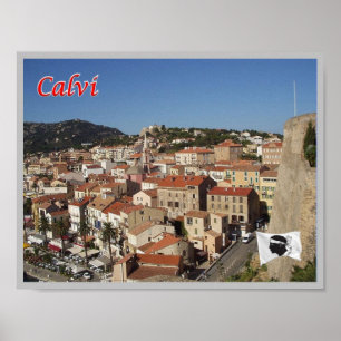 Poster France - Corse - Calvi -