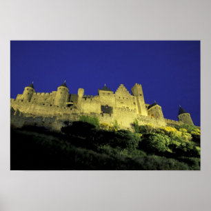 Poster FRANCE, Languedoc Carcassonne