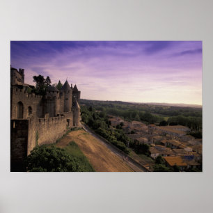 Poster FRANCE, Languedoc Carcassonne 2