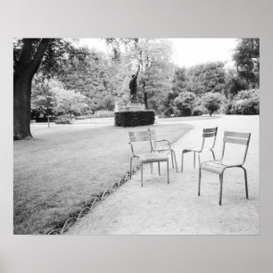 Poster FRANCE, Paris : Statue du Jardin du Luxembourg de