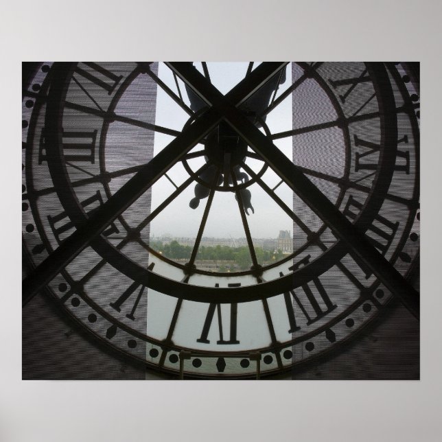 Poster France, Paris. Vue sur la Seine (Devant)