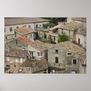 Poster France, Vaison la Romaine. Vue plongeante sur