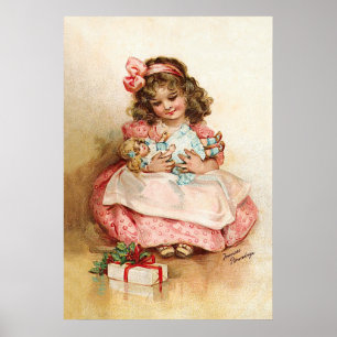 Poster Frances Brundage - Fille avec poupée