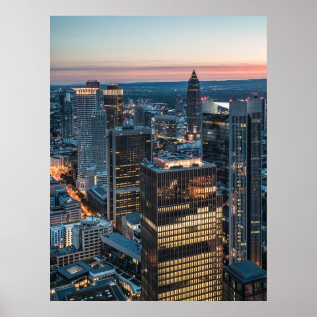 Poster Francfort Allemagne (Devant)