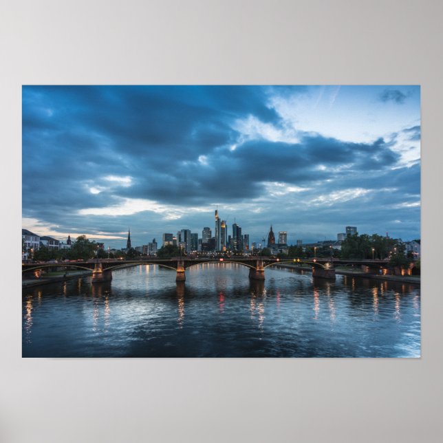 Poster Francfort Allemagne (Devant)