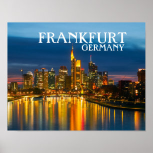 Poster Francfort Allemagne