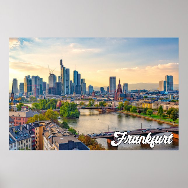Poster Francfort, Allemagne (Devant)