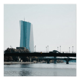 Poster Francfort vue