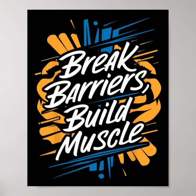 Poster Franchir les barrières  (Devant)