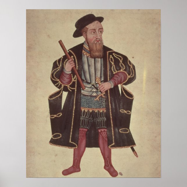 Poster Francisco de Almeida, illustration (Devant)