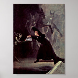 Poster Francisco de Goya - La lampe du Diable