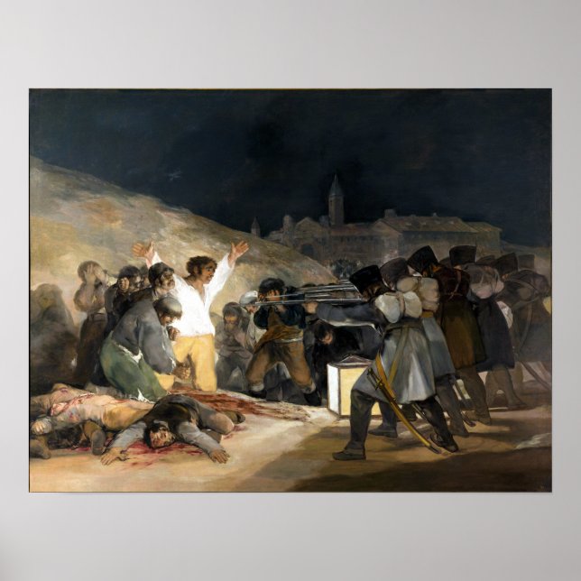 Poster Francisco de Goya Le 3 mai 1808 (Devant)