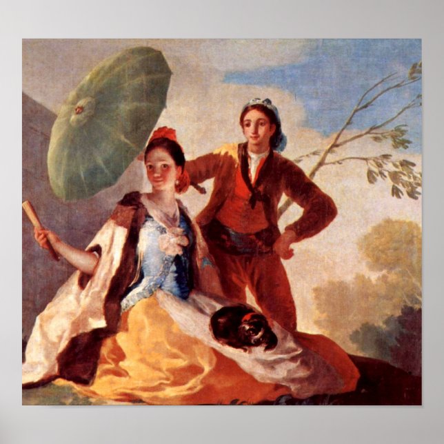 Poster Francisco de Goya - Le Parasol (Devant)
