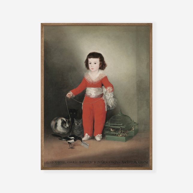 Poster Francisco de Goya Red Boy Manuel Osorio de Zuniga (Créateur téléchargé)