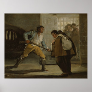 Poster Francisco Goya - El Maragato Threatens Friar Pedro