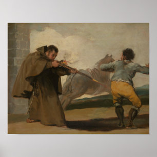 Poster Francisco Goya - Le Friar Pedro tire El Maragato