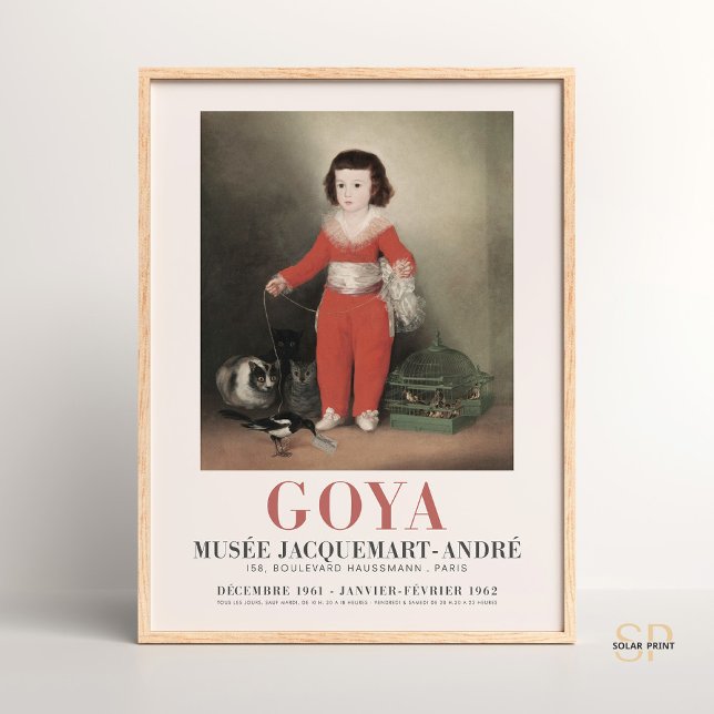 Poster Francisco Goya Manuel Osorio Manrique de Zúñiga (Créateur téléchargé)