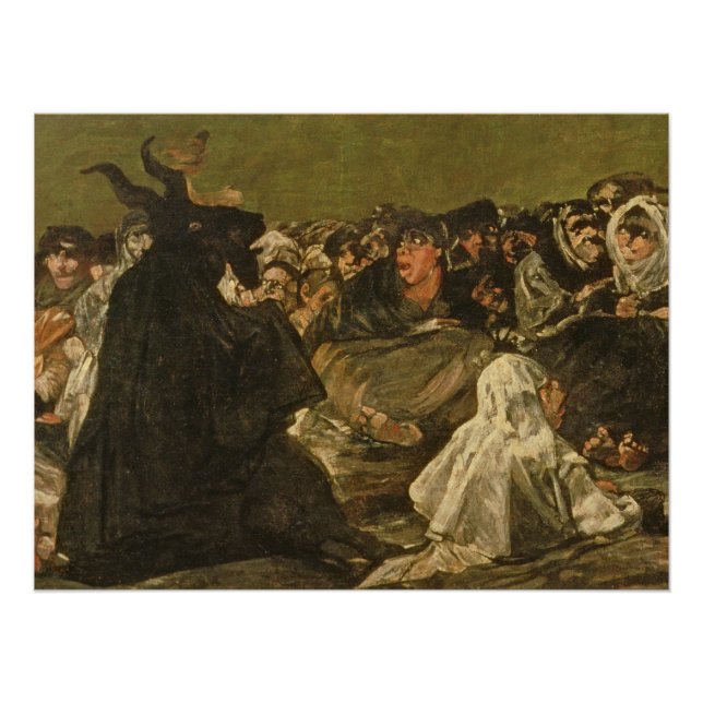 Poster Francisco Jose de Goya y Lucientes | Les sorcières (Devant)